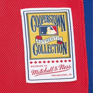 Men’s Philadelphia Phillies Roy Halladay Mitchell & Ness Red Cooperstown Collection 2010 Batting Practice Jersey