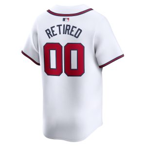 Men’s Atlanta Braves Nike White Home Limited Pick-A-Player Retired Roster Jersey