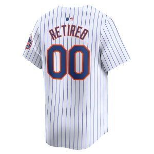 Men’s New York Mets Nike White Home Limited Pick-A-Player Retired Roster Jersey