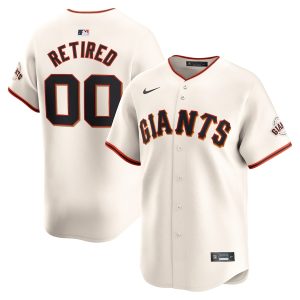 Men’s San Francisco Giants Nike Cream Home Limited Pick-A-Player Retired Roster Jersey