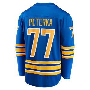 Men’s Buffalo Sabres JJ Peterka Fanatics Branded Royal Home Breakaway Jersey