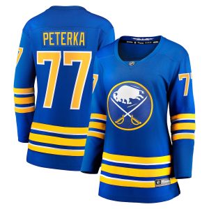 Women’s Buffalo Sabres JJ Peterka Fanatics Branded Royal Home Breakaway Player Jersey