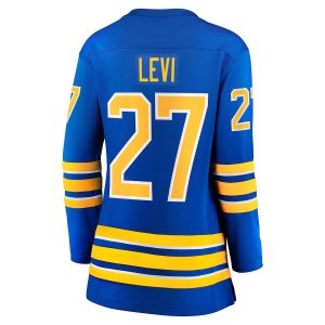 Women’s Buffalo Sabres Devon Levi Fanatics Branded Royal Home Breakaway Player Jersey