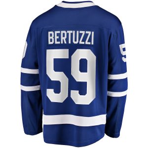 Men’s Toronto Maple Leafs Tyler Bertuzzi Fanatics Branded Blue Home Breakaway Jersey