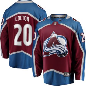 Men’s Colorado Avalanche Ross Colton Fanatics Branded Maroon Home Breakaway Jersey