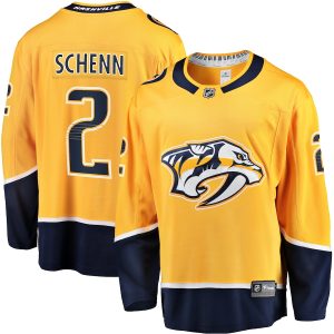 Men’s Nashville Predators Luke Schenn Fanatics Branded Gold Home Breakaway Jersey