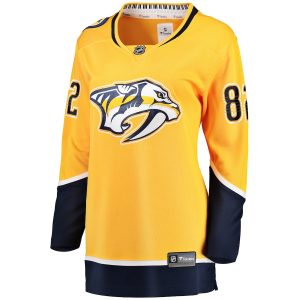 Women’s Nashville Predators Tommy Novak Fanatics Branded Gold Home Breakaway Player Jersey