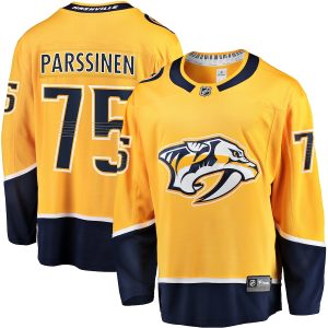 Men’s Nashville Predators Juuso Parssinen Fanatics Branded Gold Home Breakaway Jersey