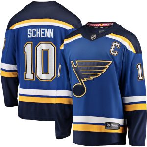 Men’s St. Louis Blues Brayden Schenn Fanatics Branded Blue Home Breakaway Jersey