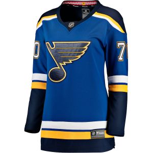 Women’s St. Louis Blues Oskar Sundqvist Fanatics Branded Blue Home Breakaway Player Jersey