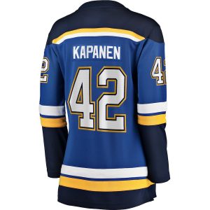 Women’s St. Louis Blues Kasperi Kapanen Fanatics Branded Blue Home Breakaway Player Jersey