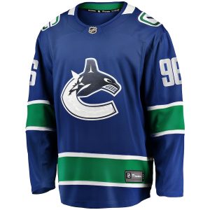 Men’s Vancouver Canucks Andrei Kuzmenko Fanatics Branded Blue Home Breakaway Jersey