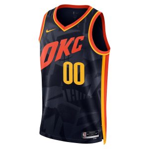 Unisex Oklahoma City Thunder Nike Navy 2023/24 Custom Swingman Jersey – City Edition