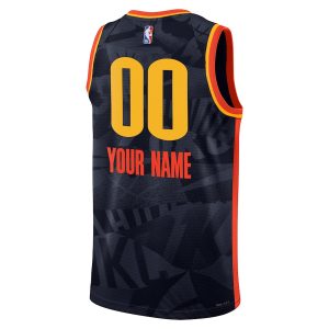 Unisex Oklahoma City Thunder Nike Navy 2023/24 Custom Swingman Jersey – City Edition