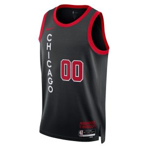 Unisex Chicago Bulls Nike Black 2023/24 Custom Swingman Jersey – City Edition