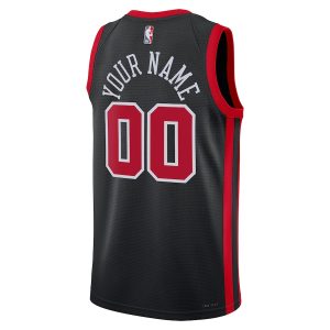 Unisex Chicago Bulls Nike Black 2023/24 Custom Swingman Jersey – City Edition