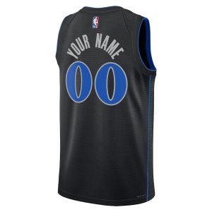 Unisex Dallas Mavericks Nike Black 2023/24 Custom Swingman Jersey – City Edition