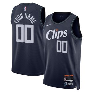 Unisex LA Clippers Nike Navy 2023/24 Custom Swingman Jersey – City Edition