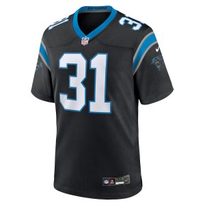 Men’s Carolina Panthers Lamar Jackson Nike Black Game Jersey