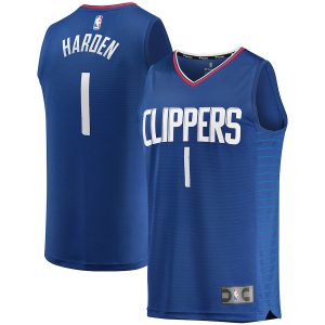 Men’s LA Clippers James Harden Fanatics Branded Royal Fast Break Player Jersey – Icon Edition