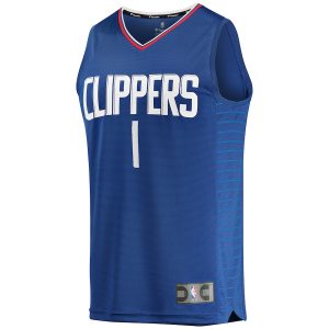 Men’s LA Clippers James Harden Fanatics Branded Royal Fast Break Player Jersey – Icon Edition