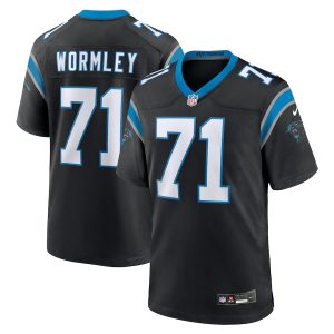 Men’s Carolina Panthers Chris Wormley Nike Black Game Jersey