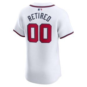 Men’s Atlanta Braves Nike White Home Elite Pick-A-Player Retired Roster Jersey