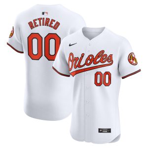 Men’s Baltimore Orioles Nike White Home Elite Pick-A-Player Retired Roster Jersey