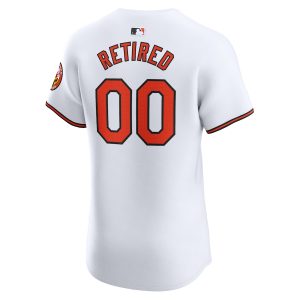 Men’s Baltimore Orioles Nike White Home Elite Pick-A-Player Retired Roster Jersey