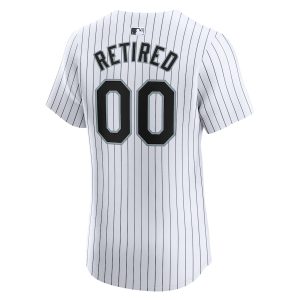 Men’s Chicago White Sox Nike White Home Elite Pick-A-Player Retired Roster Jersey