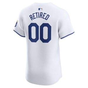 Men’s Kansas City Royals Nike White Home Elite Pick-A-Player Retired Roster Jersey