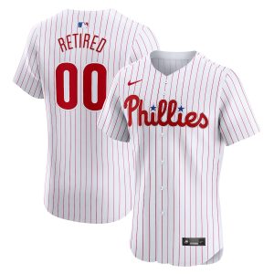 Men’s Philadelphia Phillies Nike White Home Elite Pick-A-Player Retired Roster Jersey