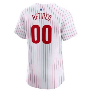 Men’s Philadelphia Phillies Nike White Home Elite Pick-A-Player Retired Roster Jersey