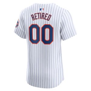 Men’s New York Mets Nike White Home Elite Pick-A-Player Retired Roster Jersey