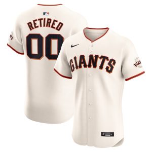 Men’s San Francisco Giants Nike Cream Home Elite Pick-A-Player Retired Roster Jersey