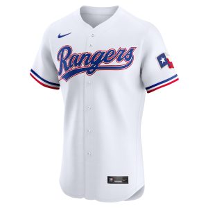 Men’s Texas Rangers Nike White Home Elite Pick-A-Player Retired Roster Jersey