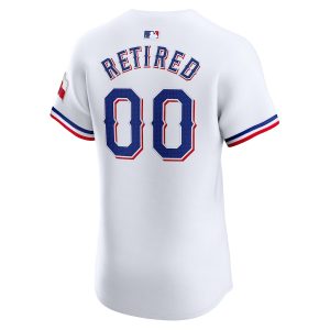 Men’s Texas Rangers Nike White Home Elite Pick-A-Player Retired Roster Jersey