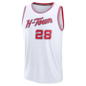 Men’s Houston Rockets Alperen Sengun Fanatics Branded White Fast Break Jersey – City Edition