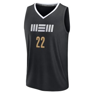 Men’s Memphis Grizzlies Desmond Bane Fanatics Branded Black Fast Break Jersey – City Edition