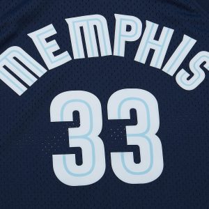 Men’s Memphis Grizzlies Marc Gasol Mitchell & Ness Navy 2008/09 Hardwood Classics Swingman Throwback Jersey