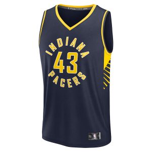 Men’s Indiana Pacers Pascal Siakam Fanatics Branded Navy Fast Break Player Jersey – Icon Edition