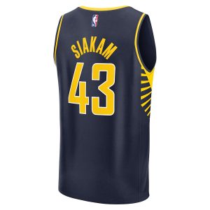 Men’s Indiana Pacers Pascal Siakam Fanatics Branded Navy Fast Break Player Jersey – Icon Edition