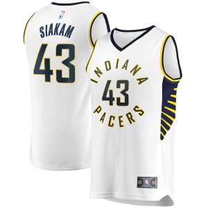 Men’s Indiana Pacers Pascal Siakam Fanatics Branded White Fast Break Player Jersey – Association Edition