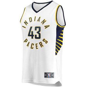 Men’s Indiana Pacers Pascal Siakam Fanatics Branded White Fast Break Player Jersey – Association Edition