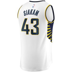 Men’s Indiana Pacers Pascal Siakam Fanatics Branded White Fast Break Player Jersey – Association Edition