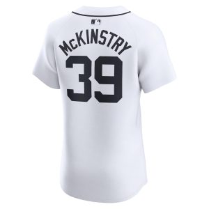 Men’s Detroit Tigers Zach McKinstry Nike White Home Elite Player Jersey