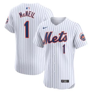 Men’s New York Mets Jeff McNeil Nike White Home Elite Player Jersey