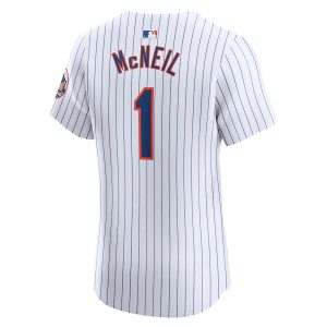 Men’s New York Mets Jeff McNeil Nike White Home Elite Player Jersey