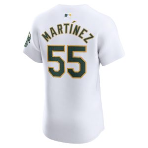 Men’s Oakland Athletics Adrian Martinez Nike White Home Elite Player Jersey