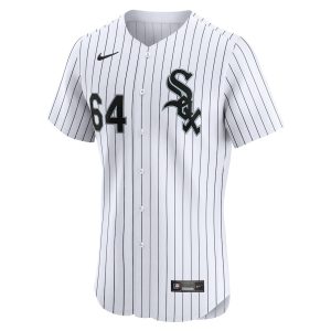 Men’s Chicago White Sox Deivi Garcia Nike White Home Elite Player Jersey